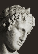 Bust of a greek sculpture